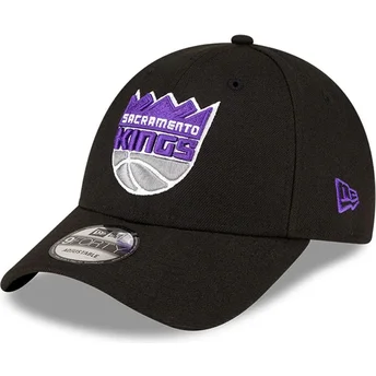 Cepur izliekta melns regulējams 9FORTY The League no Sacramento Kings NBA no New Era