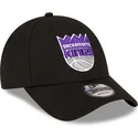 cepur-izliekta-melns-regulejams-9forty-the-league-no-sacramento-kings-nba-no-new-era