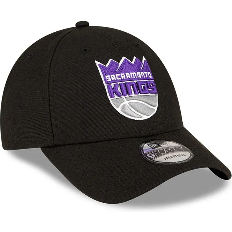 cepur-izliekta-melns-regulejams-9forty-the-league-no-sacramento-kings-nba-no-new-era