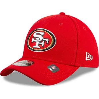 Cepur izliekta sarkans regulējama lente bērniem 9FORTY The League no San Francisco 49ers NFL no New Era