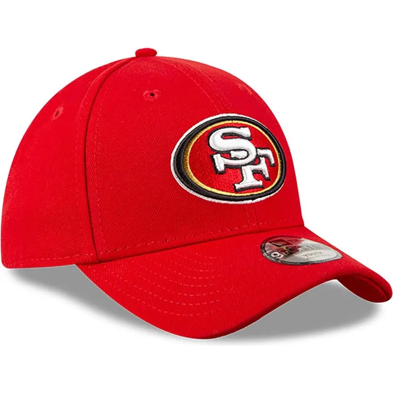 cepur-izliekta-sarkans-regulejama-lente-berniem-9forty-the-league-no-san-francisco-49ers-nfl-no-new-era
