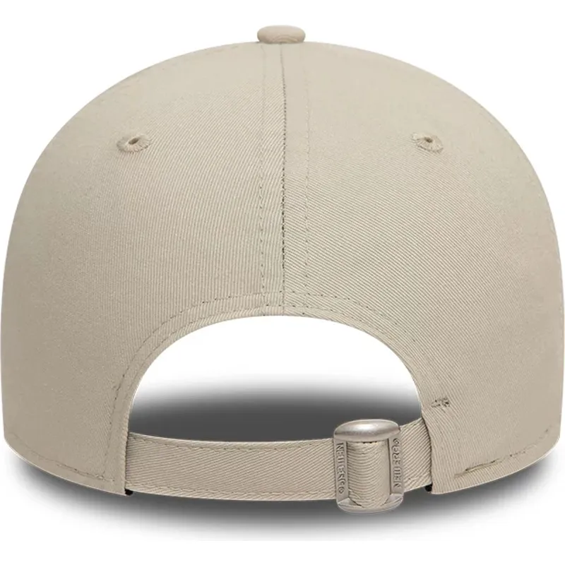 cap-izliekta-beige-adjustable-strap-9forty-league-essential-no-new-york-yankees-mlb-no-new-era
