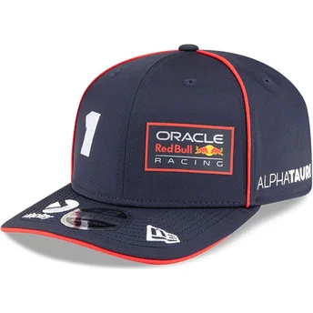Cepur izliekta tumši zils snapback 9SEVENTY Stretch Snap no Red Bull Racing Formula 1 no New Era