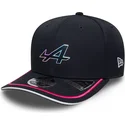 marineblaue-9seventy-stretch-snap-snapback-kappe-des-alpine-f1-teams-formula-1-von-new-era