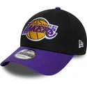 cepur-izliekta-melns-regulejams-9forty-side-patch-no-los-angeles-lakers-nba-no-new-era