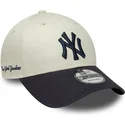 cepur-izliekta-bess-regulejams-9forty-side-script-no-new-york-yankees-mlb-no-new-era