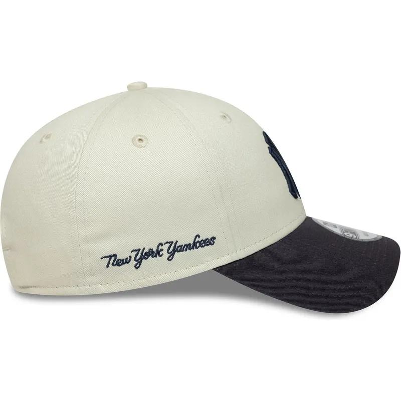cepur-izliekta-bess-regulejams-9forty-side-script-no-new-york-yankees-mlb-no-new-era