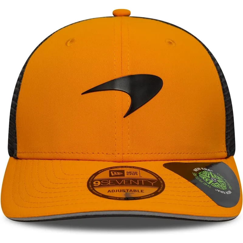 cepur-izliekta-truckeris-oranzs-snapback-9seventy-stretch-snap-no-mclaren-racing-formula-1-no-new-era
