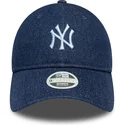 cepur-izliekta-tumsi-zils-regulejams-9twenty-denim-no-new-york-yankees-mlb-no-new-era