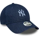 cap-izliekta-navy-blue-adjustable-strap-9twenty-denim-no-new-york-yankees-mlb-no-new-era