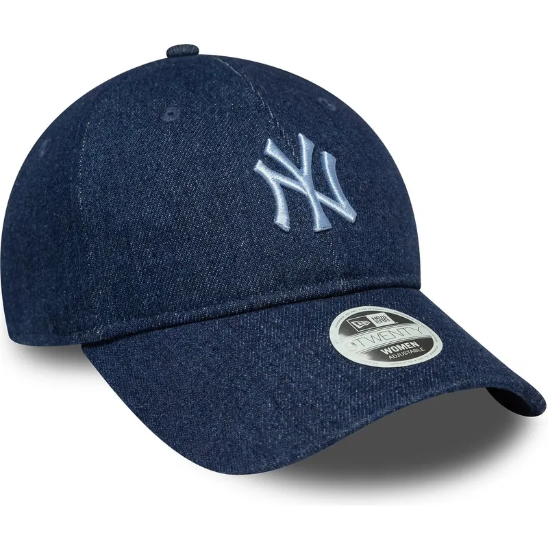 cap-izliekta-navy-blue-adjustable-strap-9twenty-denim-no-new-york-yankees-mlb-no-new-era