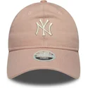 cepur-izliekta-roza-regulejams-9twenty-dye-denim-no-new-york-yankees-mlb-no-new-era