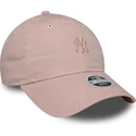 cepur-izliekta-roza-regulejams-9twenty-mini-washed-no-new-york-yankees-mlb-no-new-era