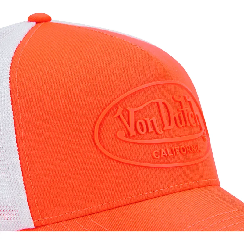 cepur-izliekta-truckeris-oranzs-snapback-fluo04-no-von-dutch