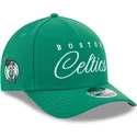 grune-snapback-kappe-mit-gebogenem-schirm-9forty-m-crown-draft-2025-der-boston-celtics-nba-von-new-era