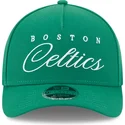 grune-snapback-kappe-mit-gebogenem-schirm-9forty-m-crown-draft-2025-der-boston-celtics-nba-von-new-era