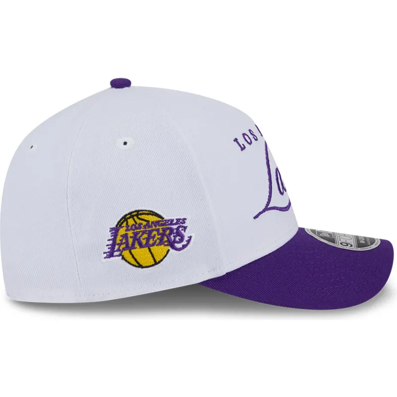 cepur-izliekta-violets-snapback-9forty-m-crown-draft-2025-no-los-angeles-lakers-nba-no-new-era
