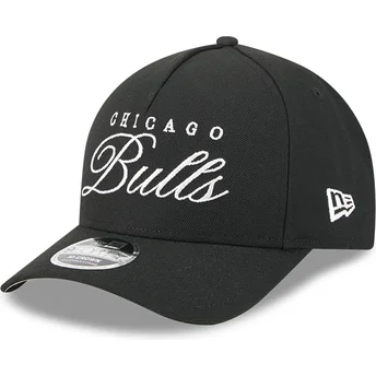 New Era Curved Brim 9FORTY M-Crown Draft 2025 Chicago Bulls NBA Black Snapback Cap