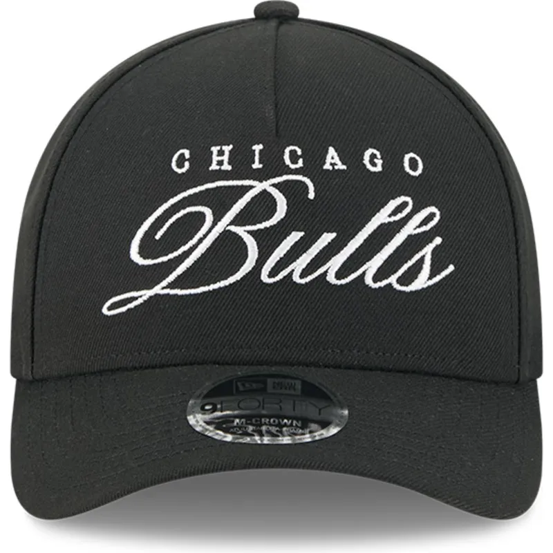 cap-izliekta-black-snapback-9forty-m-crown-draft-2025-no-chicago-bulls-nba-no-new-era