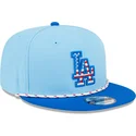 cepur-plakana-zils-snapback-9fifty-4th-july-no-los-angeles-dodgers-mlb-no-new-era
