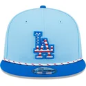 cepur-plakana-zils-snapback-9fifty-4th-july-no-los-angeles-dodgers-mlb-no-new-era