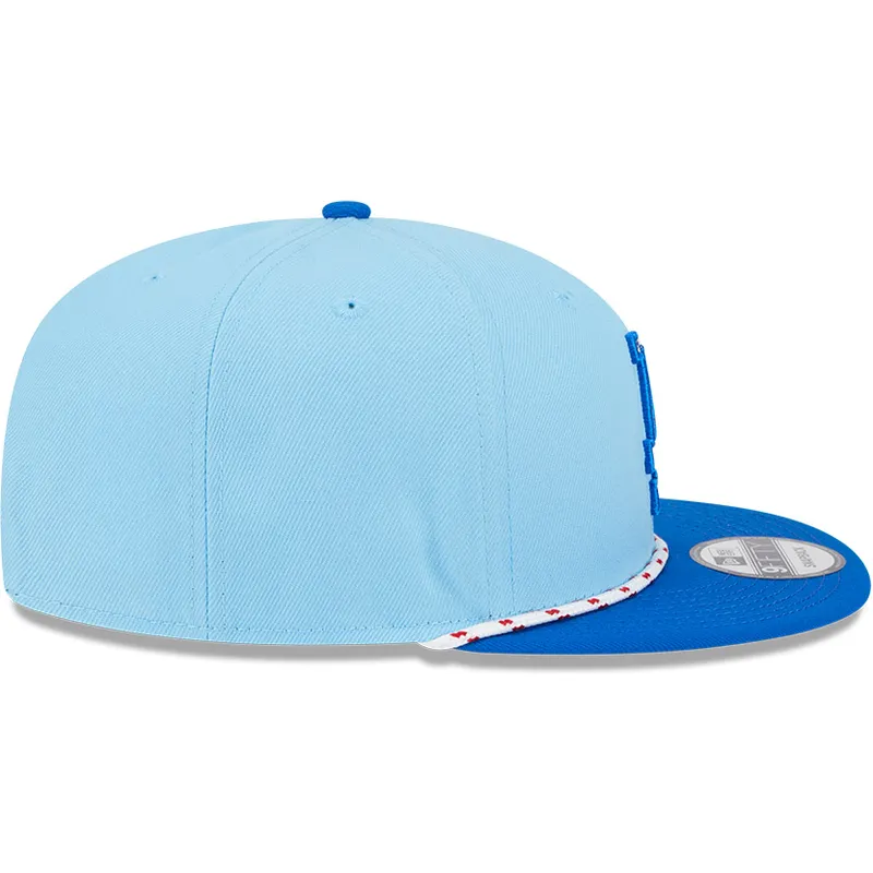 blaue-flache-snapback-kappe-9fifty-4th-july-der-los-angeles-dodgers-mlb-von-new-era