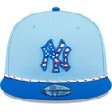 blaue-flache-snapback-kappe-9fifty-4th-july-der-new-york-yankees-mlb-von-new-era