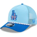 cepur-izliekta-truckeris-zils-snapback-9forty-m-crown-a-frame-4th-july-no-los-angeles-dodgers-mlb-no-new-era