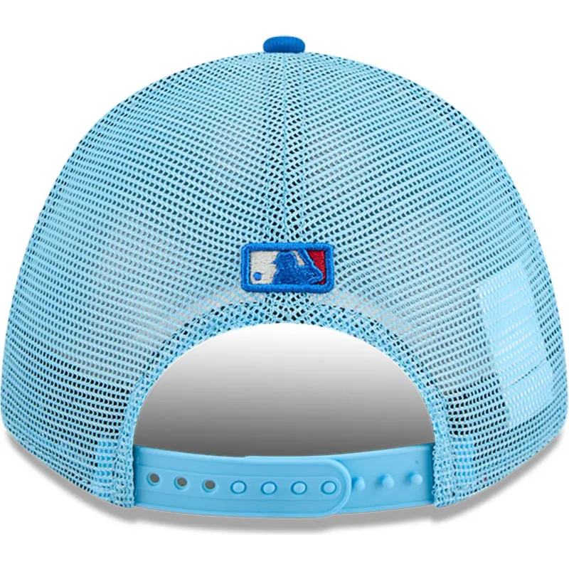cepur-izliekta-truckeris-zils-snapback-9forty-m-crown-a-frame-4th-july-no-los-angeles-dodgers-mlb-no-new-era