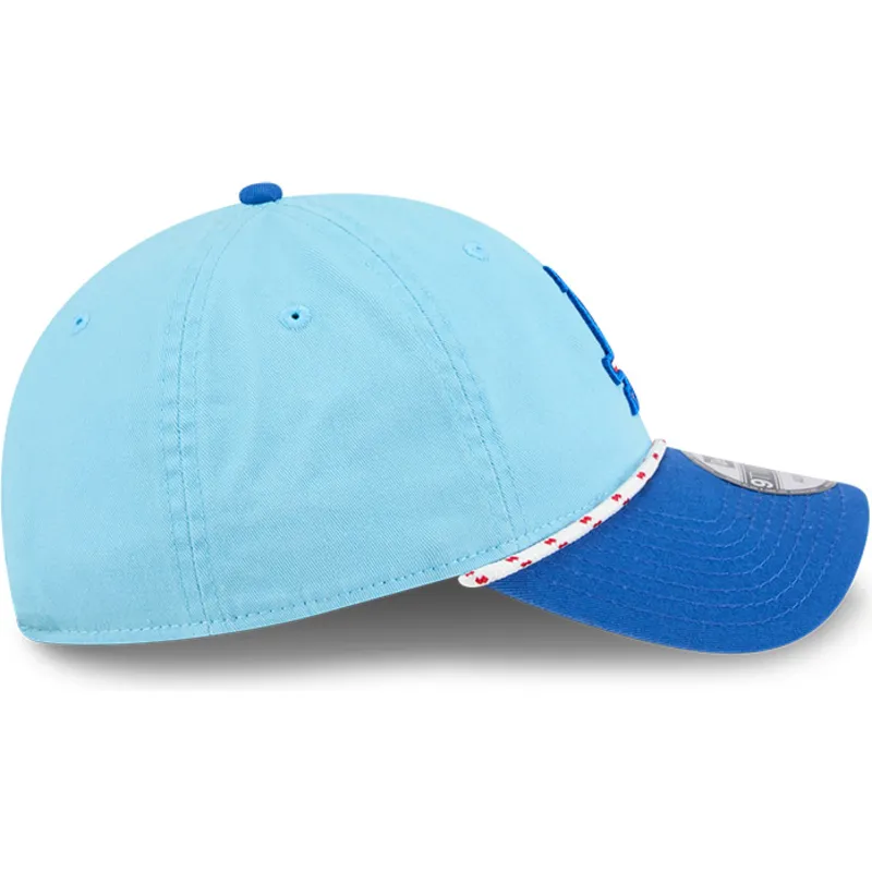 cepur-izliekta-zils-regulejams-9twenty-4th-july-no-los-angeles-dodgers-mlb-no-new-era