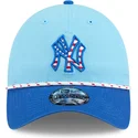 new-era-curved-brim-9twenty-4th-july-new-york-yankees-mlb-blue-adjustable-cap