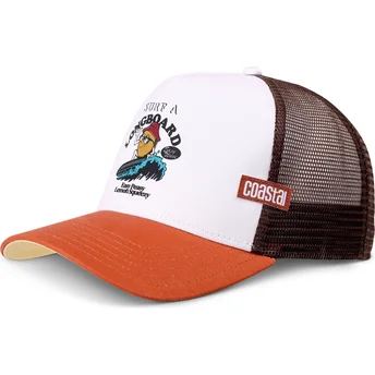 Cepur izliekta truckeris brūns snapback Lemon HFT no Coastal