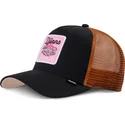 schwarze-und-braune-trucker-cap-do-nothing-club-hft-dnc-pool-von-djinns