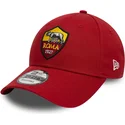cap-izliekta-red-adjustable-strap-9forty-core-no-associazione-sportiva-roma-serie-a-no-new-era