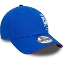 blaue-verstellbare-curved-cap-9forty-flawless-von-racing-bulls-f1-team-formula-1-von-new-era