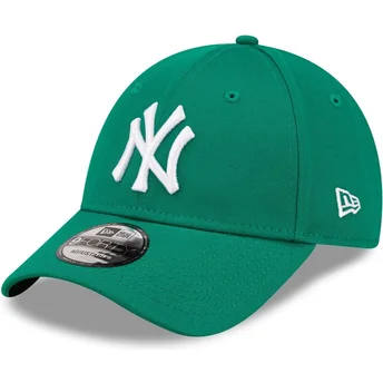 Cap izliekta green adjustable strap 9FORTY League Essential no New York Yankees MLB no New Era