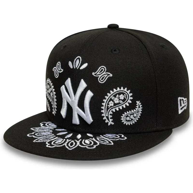cepur-plakana-melns-pieguloss-59fifty-paisley-no-new-york-yankees-mlb-no-new-era
