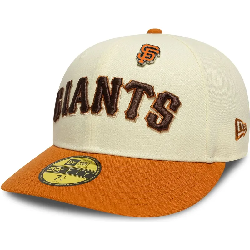 bojd-beige-och-orange-justerad-keps-59fifty-all-star-game-pin-san-francisco-giants-mlb-fran-new-era