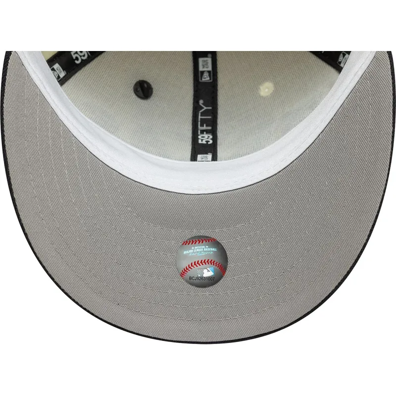 beige-und-marineblaue-gebogene-kappe-59fifty-all-star-game-pin-der-texas-rangers-mlb-von-new-era-verstellbar