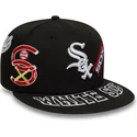 cepur-plakana-melns-pieguloss-59fifty-all-over-no-chicago-white-sox-mlb-no-new-era