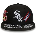 cepur-plakana-melns-pieguloss-59fifty-all-over-no-chicago-white-sox-mlb-no-new-era
