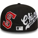 cepur-plakana-melns-pieguloss-59fifty-all-over-no-chicago-white-sox-mlb-no-new-era