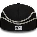 cepur-plakana-melns-pieguloss-59fifty-chain-wrap-no-chicago-white-sox-mlb-no-new-era