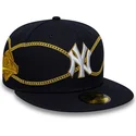 cepur-plakana-tumsi-zils-pieguloss-59fifty-chain-wrap-no-new-york-yankees-mlb-no-new-era