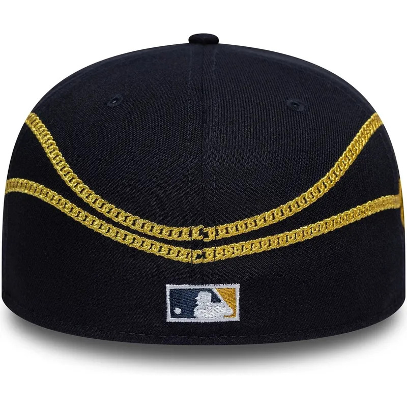 cepur-plakana-tumsi-zils-pieguloss-59fifty-chain-wrap-no-new-york-yankees-mlb-no-new-era