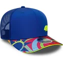 blaue-gebogene-snapback-kappe-9seventy-stretch-snap-lifestyle-von-valentino-rossi-vr46-motogp-von-new-era