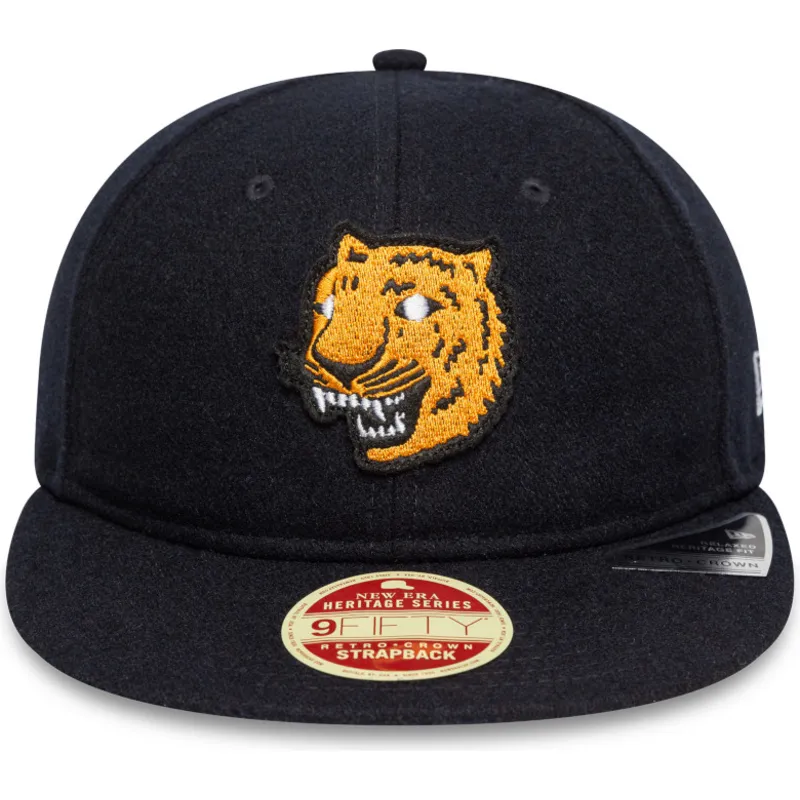 cepur-plakana-tumsi-zils-regulejams-9fifty-retro-crown-heritage-no-detroit-tigers-mlb-no-new-era