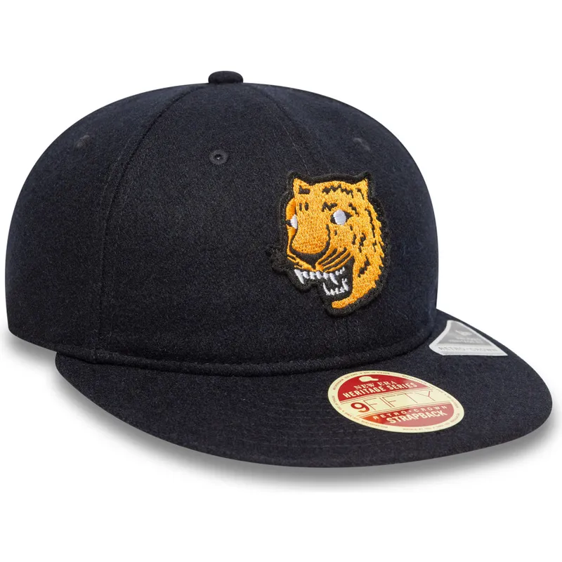 cepur-plakana-tumsi-zils-regulejams-9fifty-retro-crown-heritage-no-detroit-tigers-mlb-no-new-era
