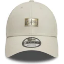 cap-izliekta-beige-adjustable-strap-9forty-no-new-era