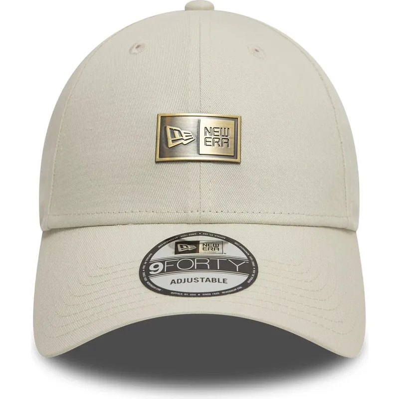 cap-izliekta-beige-adjustable-strap-9forty-no-new-era